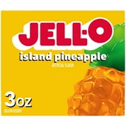 Jell-O Island Pineapple Artificially Flavored Gelatin Dessert Mix, 3 oz Box