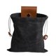 thumbnail image 2 of Bolsa multiusos para recolectar frutas, ideal para viajes. Riñonera con cordón ajustable. negro, 2 of 8