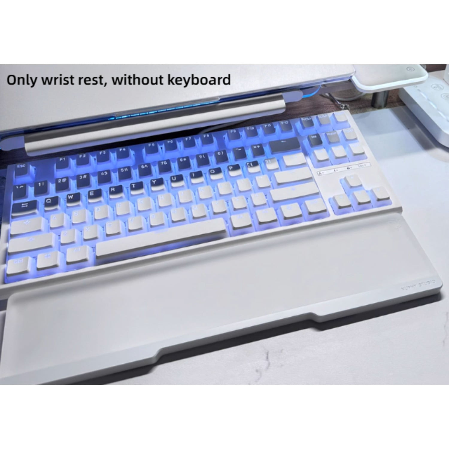 Ergonomic Wrist Rest for Field75 Keyboard, Acrylic Construction for Typing Comfort
