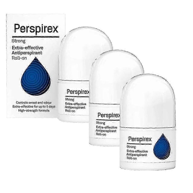 1-3X Perspirex Antitranspirante Roll-On Fuerte Comodidad Control Original Sudor Al Aire Libre