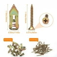 thumbnail image 3 of 20/50/100/200Pcs Self-Drilling Drywall Anchors and Screws Zinc Plated Steel Hollow Wall Anchors and Screws, 3 of 10