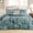 Turquoise, variant on Whale Flotilla 3-Piece King Comforter Set, Soft Reversible Bedding Comforter Sets, Paisley Printed Down Alternative Comforter Duvet for All Seasons, Turquoise