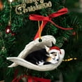 thumbnail image 2 of ERTUTUYI Christmas Ornaments New Sleeping Angel Dog Christmas Fun Pendant Cartoon Christmas Decoration Pendant H, 2 of 5