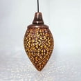 thumbnail image 2 of 3X Solar Powered LED Moroccan Hanging Lantern Retro Moroccan Pattern Projection Lamp Garden Decor Fairy Light Kit, 2 of 3