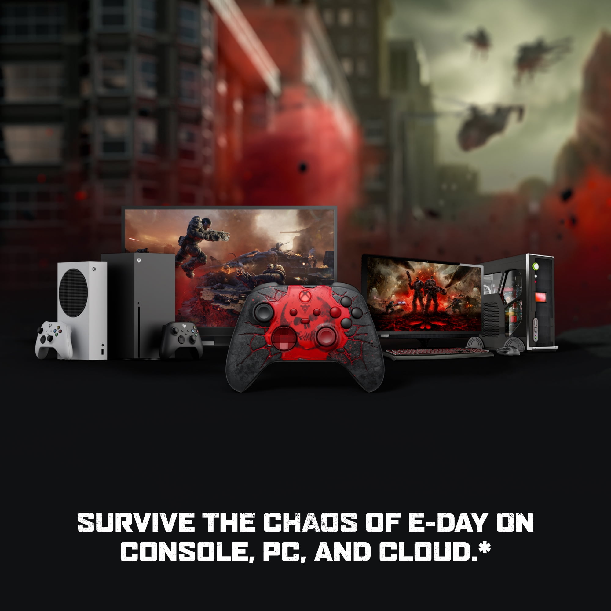 XBOX Wireless Controller – Gears of War: E-Day Limited Edition – XBOX Series X|S, XBOX One, PCs, TVs, mobile, and more