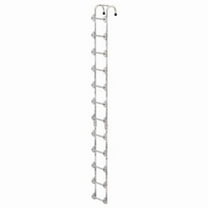 Vestil NTAL-12-HDG 12 ft. Galvanized Tank Access Ladder - 300 lbs Capacity - Silver