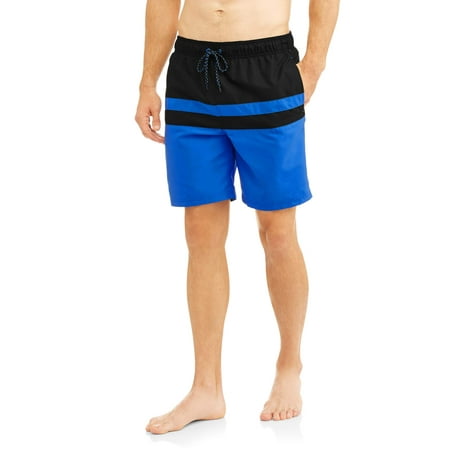 Big Mens All Guy Color Block Swim Trunk