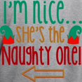 thumbnail image 3 of CafePress - Im Nice She's Naughty Elf Hat Hooded Sweatshirt - Pullover Hoodie, Hooded Sweatshirt, 3 of 4