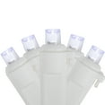 thumbnail image 2 of Northlight LED Wide Angle Christmas Lights - Pure White - 16.25' White Wire - 50ct, 2 of 4