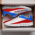 thumbnail image 3 of Puerto Rico Shoes Men Women Running Tennis Shoes Breathable Casual Puerto Rico Flag Sneakers White Size 9.5, 3 of 5