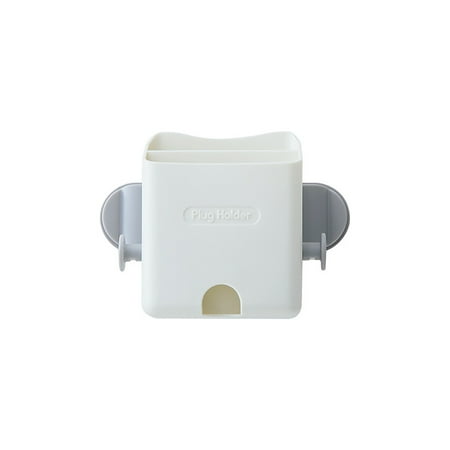 

HIBRO Wall Mounted Storage Box With Hook Mobile Phone Holder Mobile Phone Charging Station Remote Contro