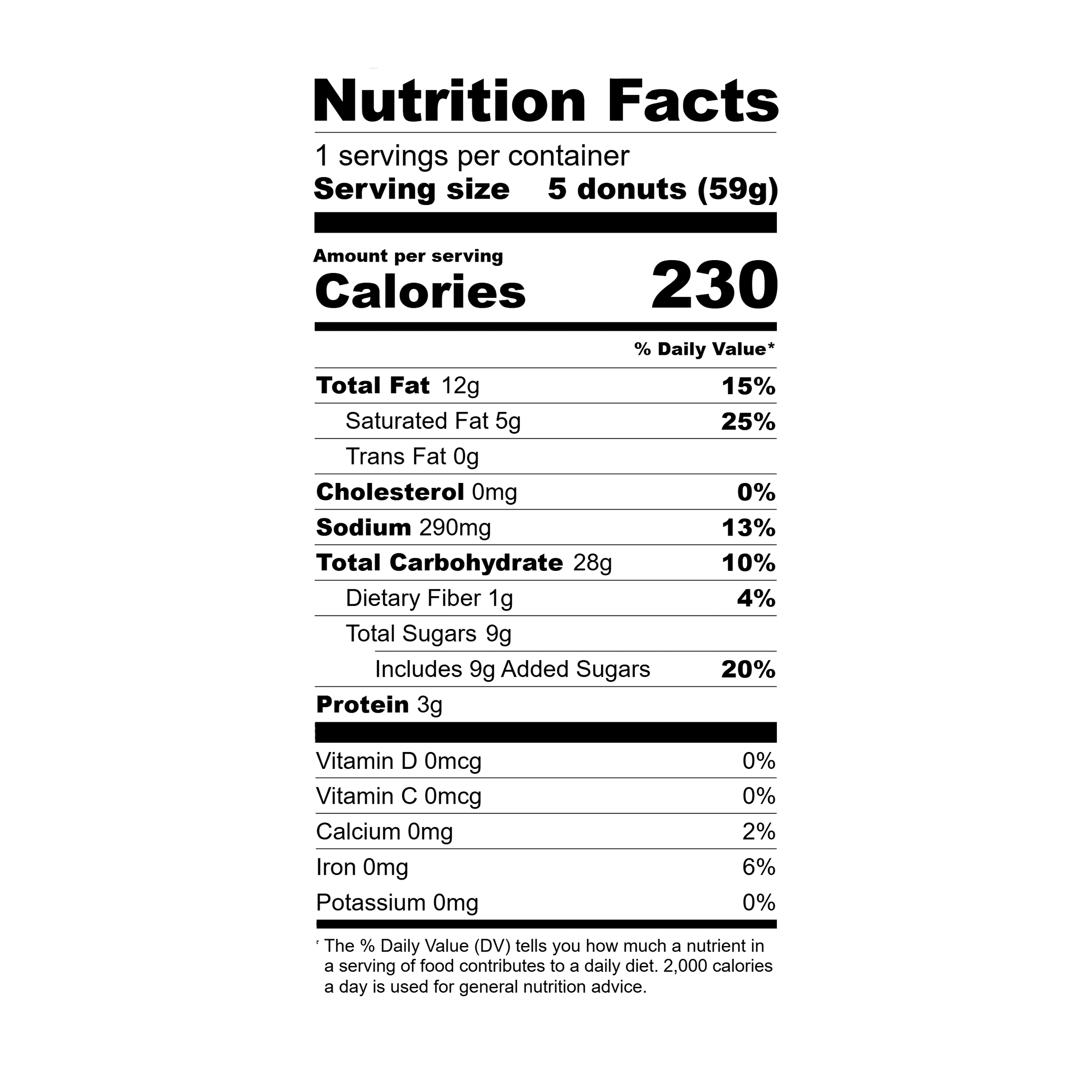 Holsum Mini Baked Sugar Powdered Donuts, 2.1 oz, Single Packed