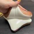 thumbnail image 4 of 4 Inch Bread Butter Squishy, Squishy Slow Rising Fidget Toys Sensory Toys for Anxiety Stress Relief, Stocking Stuffers, Stress Balls, Stress Relief & Fidget Toys, Party Favor Gift (White), 4 of 12