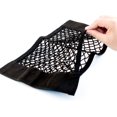 thumbnail image 3 of Walbest Universal Cargo Netting, Car Trunk Elastic Mesh Organizer, Adjustable Storage Nylon Net, Wall Sticker Add on Pouch Bag, Car Accessories Interior Organizer with Adhesive Tape 15.7 x 9.8 inch, 3 of 7