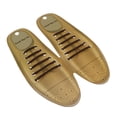 thumbnail image 2 of 12x Easy Cordones de zapatos Cordones elásticos Adultos Zapatils Oxfords Zapatos de vestir Cuerdas Cordón marrón Baoblaze Zapatos de vestir sin cordones, 2 of 8