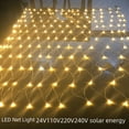 thumbnail image 3 of Luces de red LED, luces de colores, luces intermitentes, cadena de luces de bajo voltaje de 24 V, luces de red de pesca solares para exteriores, luces de decoración para festivales de césped, 3 of 5