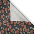 thumbnail image 3 of Ambesonne Garden Art Kitchen Curtains, Flower Dark Toned Dots, 55"x39", Night Blue Ruby Green, 3 of 3