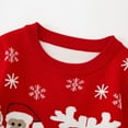 thumbnail image 6 of Lopecy-Sta Christmas Sweater for Kids Toddler Boys Girls, Ugly Christmas Knit Crewneck Long Sleeve Pullover, Festive Xmas Santa Reindeer Outfit for Winter Holiday Party Red, 6 of 9