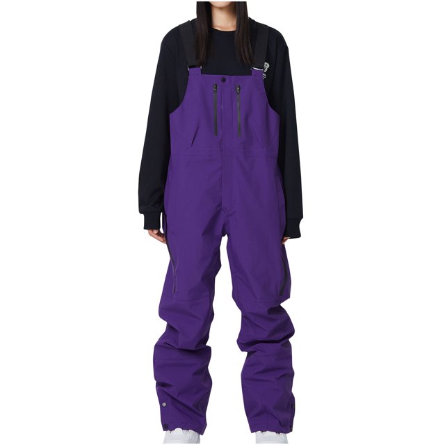 Timegard Overalls for Women 1 Piece Zipper Baggy Straight Leg Jumpsuit Windproof Winter Ski Active Rompers