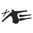 thumbnail image 1 of Monos a escala 1/6 con calcetines de tubo, accesorios de vestir para muñecas casuales, trajes de para figuras de acción de muñecas femeninas de negro, 1 of 8