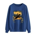 thumbnail image 4 of RKSTN Blouses pour Femmes Imprimées Col Rond Manches Longues Chandails en Molleton Blouses pour Femmes Habillées Décontractées, 4 of 4