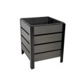 thumbnail image 1 of Grapevine Faux Wood Planter with Metal Frame, Square, 1 of 6