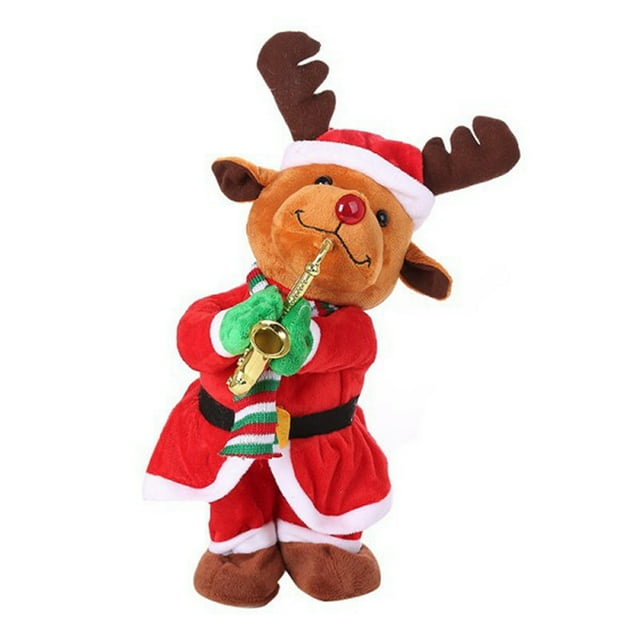 Dancing Singing Christmas Deer Christmas Toy Doll Battery Operated