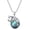 Labradorite, variant on Women's Natural Gemstone Cat Necklace 925 Sterling Silver Cute Kitten Pendant with Genuine Turquoise/Rose Quartz/Ametrine/Larimar/Labradorite/Moss Agate/Blue Sandstone Jewelry Gift