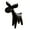 Black, variant on Shoreew Reindeer Figurine 3D Printed Small Deer Statue Christmas Tabletop Ornament for TV Stand Shelf Wine Rack Cabinet Mantle Decoration