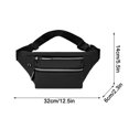 thumbnail image 2 of Vikakiooze Fashion Waist Bag Men's And Women's Casual Large Capacity Messenger Bag Men's Mobile Phone Waist Bag, 2 of 6