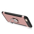 thumbnail image 4 of For iPhone SE 2022 iPhone 8 iPhone 7 Case SOATUTO Hybrid Protective Case Drop-Protection Ring Holder Hard PC Shell & Soft Silicone Inner Case Stand for iPhone SE 2022 2020 iPhone 8 7 4.7" - Rose Gold, 4 of 6