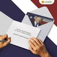 thumbnail image 7 of 2 Pack of Talking Trump Birthday Card - Wishes You A Happy Birthday in Donald Trump's Real Voice - A Personal Birthday Greeting from The President of The United States Set of Two - Includes Envelope, 7 of 7