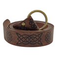 thumbnail image 1 of kusrkot Taille, Rétro Embossé, Costume Faux Cuir PU, Motif Tissé, Outils de Scène Brun Foncé, 1 of 9