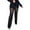 Black, variant on Summer Pants for Women Track Workout Clothes Business Casual Dress with Fringes Women Beaded Flare Pants plus Large Womens Clothes Trendy Womens Petite Sweatpants Gymnast Warm Ups Sporty Beige M
