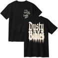thumbnail image 1 of Josiah T-Shirt en Coton pour Femmes et Hommes, Mode Col Rond Manches Courtes, Noir, P, 1 of 2