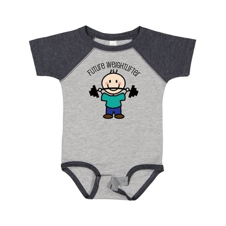 

Inktastic Weightlifting Future Lifter Gift Baby Boy Bodysuit