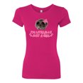 thumbnail image 2 of Wild Bobby I'm Literally Just a Girl Funny Deep Fried Brain Rot Hamster Meme Women Slim Fit Junior Tee, 2 of 6