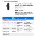 thumbnail image 2 of Front Right Door Handle - Compatible with 2003 - 2014 Ford E-250 Base RWD 2004 2005 2006 2007 2008 2009 2010 2011 2012 2013, 2 of 2