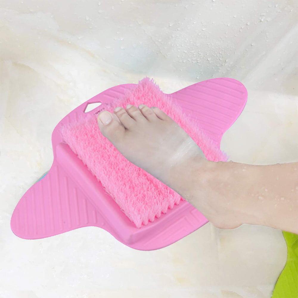 Efforest Shower Foot Scrubber Mat with Pumice Stone - Cleans, Smooths &  Removes Dead Skin on Foot Without Bending, Foot Callus Remover with  Non-Slip