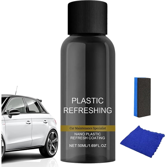 Car Interior Dressing Agent, 50ml Restorer Shine for Dashboard Seats