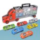 thumbnail image 4 of De Transporte Para Niños Camión Contenedor Caja De Almacenamiento Portátil Con 6 Mini Modelos De Coches De Aleación Para Niños Y Niñas Vogacara HA046819-01, 4 of 6