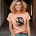 thumbnail image 2 of Moon Shirt for Women, Celestial Full Moon T-Shirt, Fall Clothing Gift for Her, Unique Moon, 2 of 7