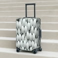 thumbnail image 6 of Honeii golf balls Elastic Luggage Cover, featuring double-sided printing, is the ideal companion for travel, business trips, and daily use(not included suitcase )-Large, 6 of 7