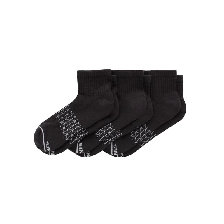 Hanes Absolute Comfort Men's Ankle Socks 3-Pack photo 3