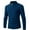 Blue, variant on jsaierl Sweaters for Men Cable Knit Crew Neck Top Long Sleeve Dressy Casual Fall and Winter Quarter Zip Pullover Sweater