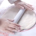 thumbnail image 3 of Peggybuy Plastic Non-Stick Exhaust Fondant Cake Embossing Rolling Pin Pastry Roller, 3 of 7