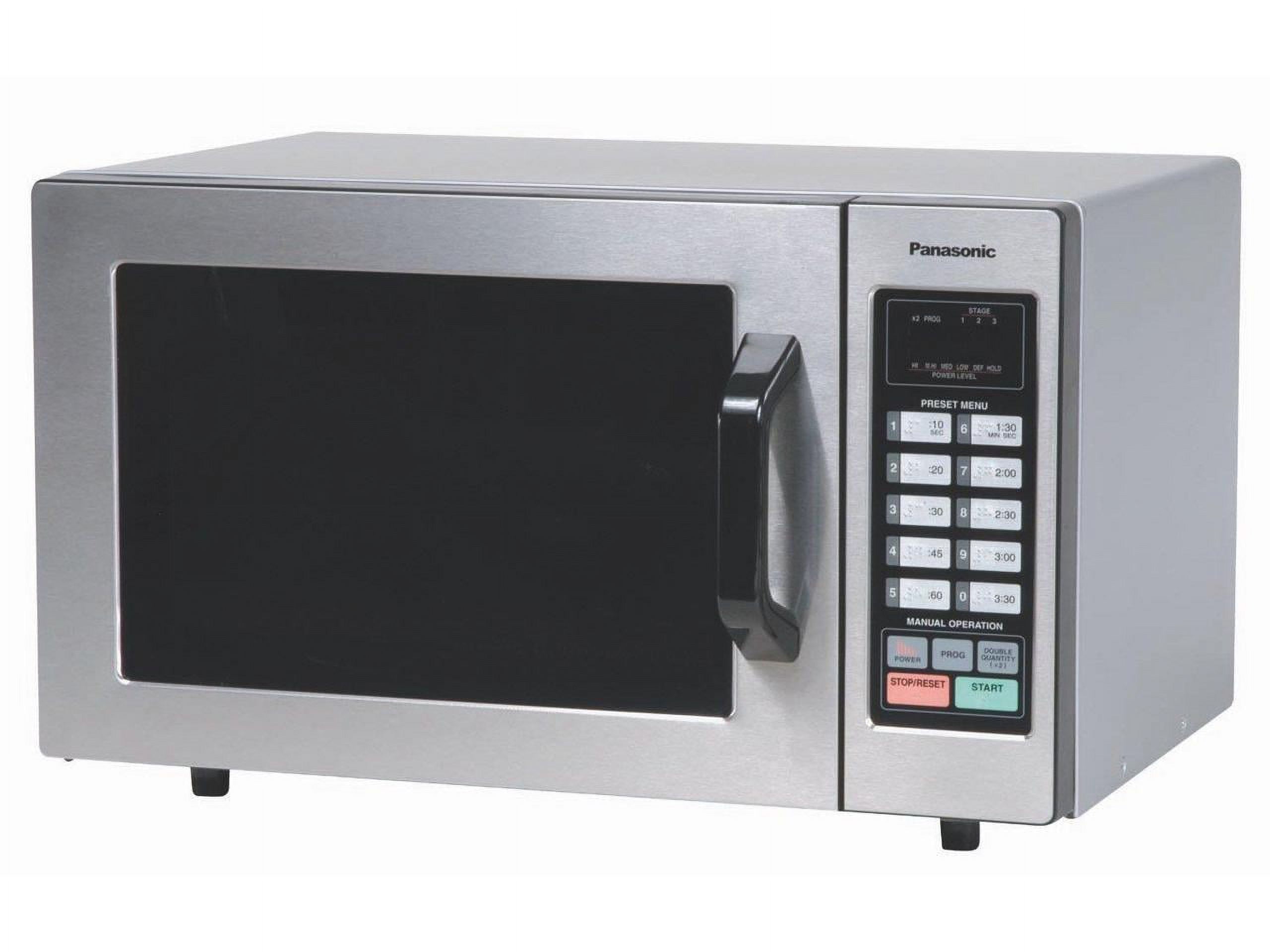 Panasonic NE1054F 1000W Commercial Microwave Pro, Silver, 1 cu. ft