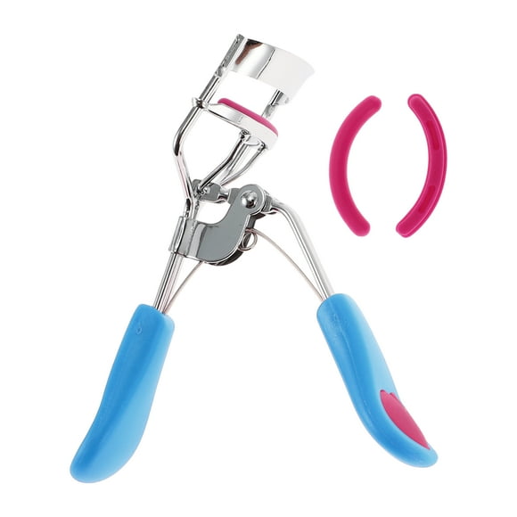 Rizador de pestañas ligero para mujeres Unique Bargains 1 Pcs para viajes de negocios Acero al carbono PS Azul Rosa Rojo