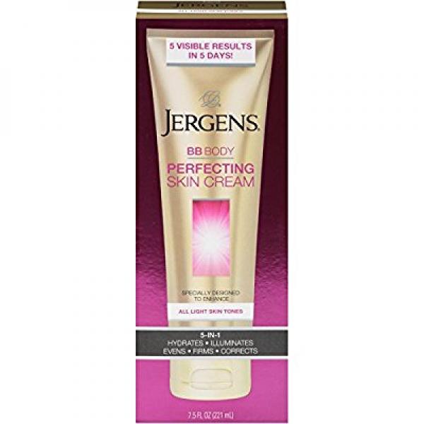 Jergens BB Body Cream for lighter Skin Tones 7.5 Ounce