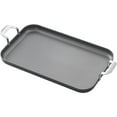 thumbnail image 1 of Emeril Lagasse 11 x 18 Inch Nonstick Hard Anodized Double Burner Griddle, Gray, 1 of 4